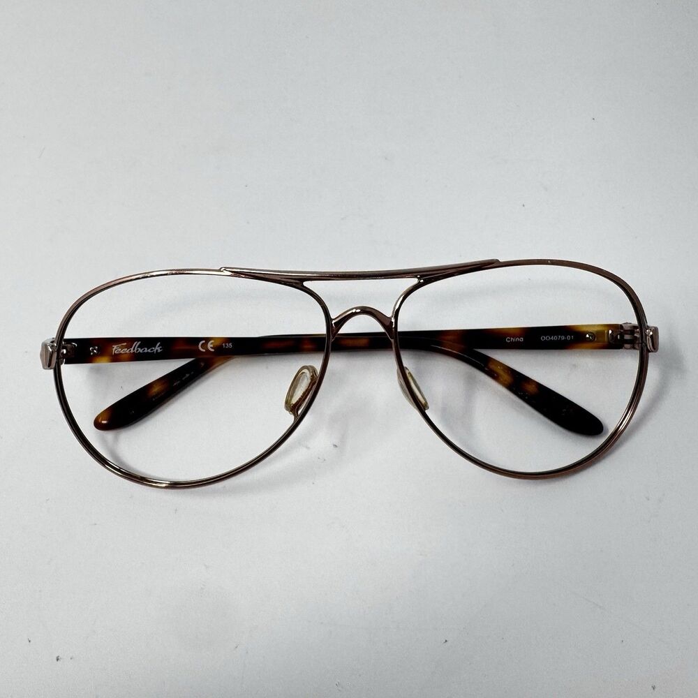 Oakley Feedback OO4079-01 Rose Gold Tortoise Sunglass Frames 59-13-135 - Picture 12 of 13